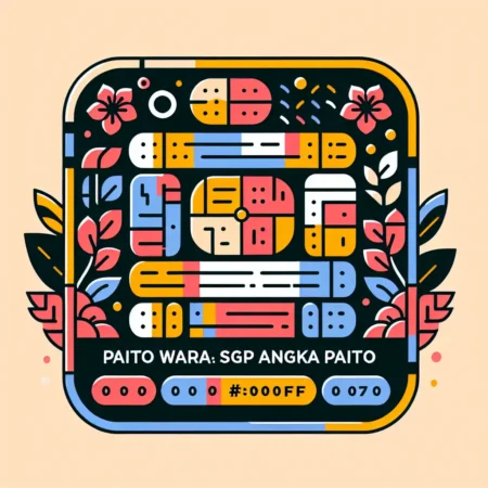 Paito Warna SGP Angka Paito